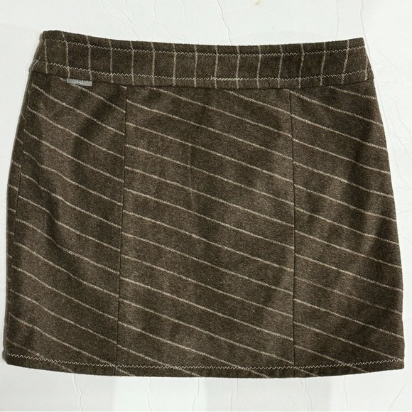 Purnell Skirt Santa Barbara Work Wear Woolies Wrapper Delight Brown Women 4/27 - Picture 9 of 12